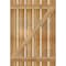 Ekena Millwork Spaced Board-n-Batten Shutters w/Z-Bar, Rough Sawn Western Red Cedar, 34 3/4W x 50H, PR RBS06Z35X050RWR - alternate 4